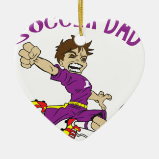 ADORNO DE CERÁMICA PAPÁ DEL FÚTBOL