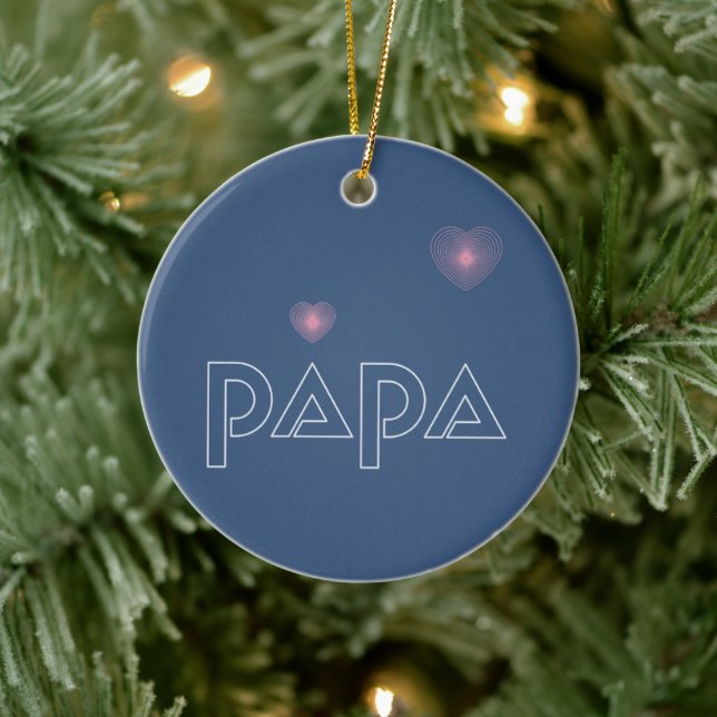 Adorno De Cerámica Papa, luz guiadora (Árbol)