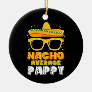 Adorno De Cerámica Papa Nacho promedio familia Cinco De Mayo