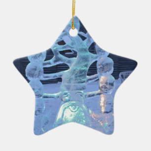 Adorno De Cerámica Papá Noel Caras Divertidas Navidad