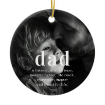Papa | Recuerdo sentimental de Navidad con foto