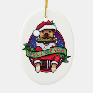 Adorno De Cerámica Papas Santa
