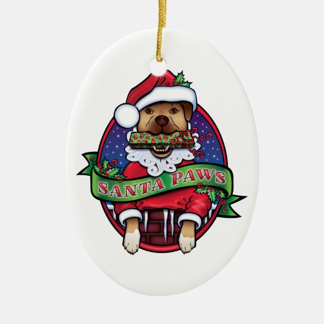 Adorno De Cerámica Papas Santa (Frente)