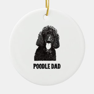 Adorno De Cerámica Papel de perro fiambre para hombres