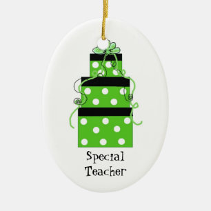 Adorno De Cerámica Paquetes de bonito para un profesor especial