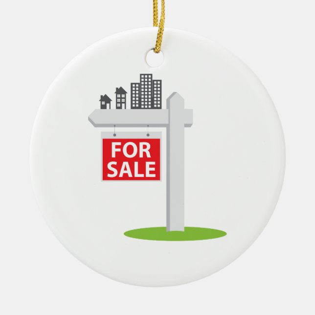 Adorno De Cerámica Para el Rótulo de la venta (Frente)