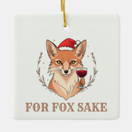 Adorno De Cerámica Para Fox Sake