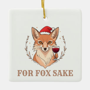 Adorno De Cerámica Para Fox Sake