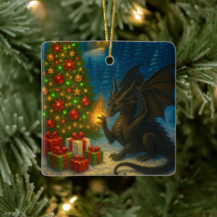 Adorno de cerámica para Navidad árbol de Navidad d