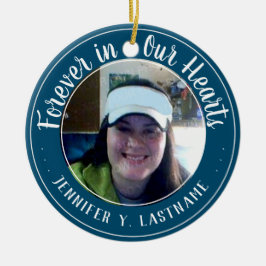 Adorno De Cerámica Para Siempre En Nuestro Corazón Un Recordatorio De