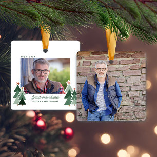 Adorno De Cerámica Para siempre en nuestros corazones recuerdo de árb