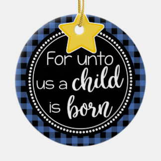 Adorno De Cerámica Para Unto Us un niño nace Navidades de la toalla a