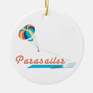 Adorno De Cerámica Paracaidista