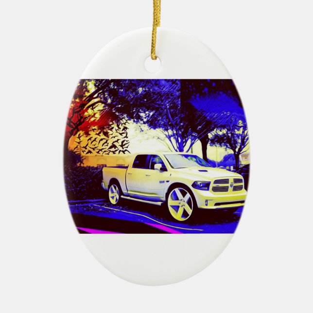 ADORNO DE CERÁMICA PARADA DE CAMIONES DE MID-KNIGHT (Frente)