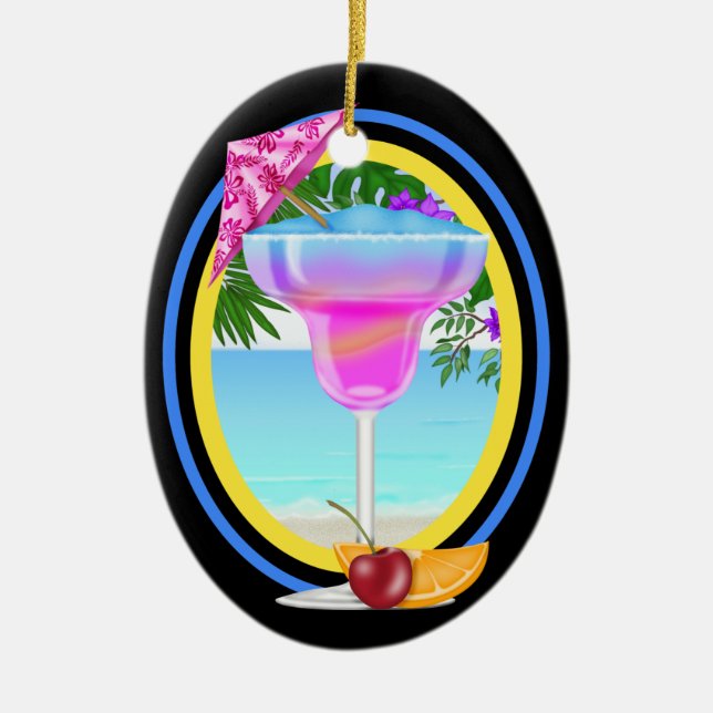 Adorno De Cerámica Paradise Cocktail (Frente)