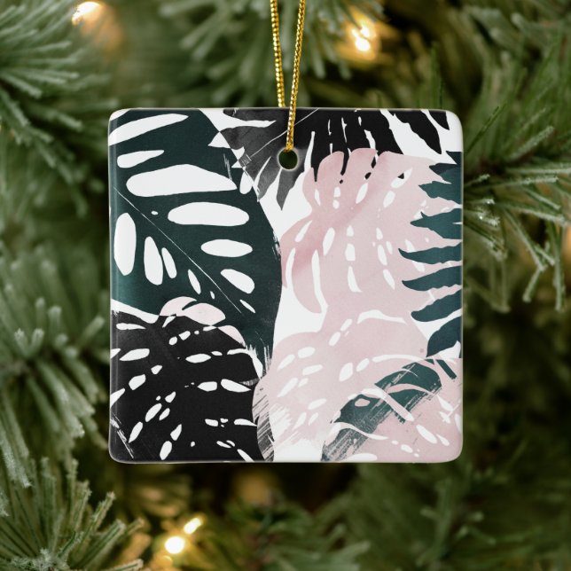 Adorno De Cerámica Paradise Palm Fronds (Árbol)