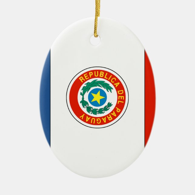 Adorno De Cerámica Paraguay (Frente)