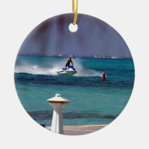 Adorno De Cerámica Paraíso de Jet Ski