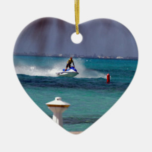 Adorno De Cerámica Paraíso de Jet Ski