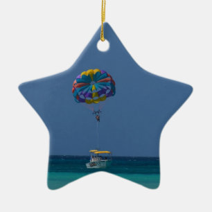 Adorno De Cerámica Parasailing colorido