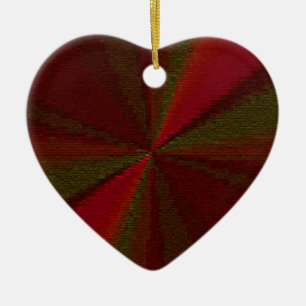 Adorno De Cerámica Parche de gradiente circular rojo a verde