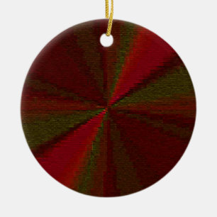 Adorno De Cerámica Parche de gradiente circular rojo a verde