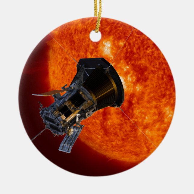 Adorno De Cerámica Parker Solar Probe Spacecraft (Frente)