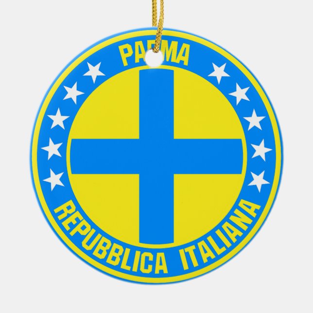 Adorno De Cerámica Parma (Frente)