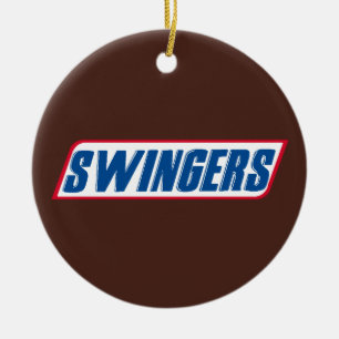 Adorno De Cerámica Parodia divertida de Swingers Snickers