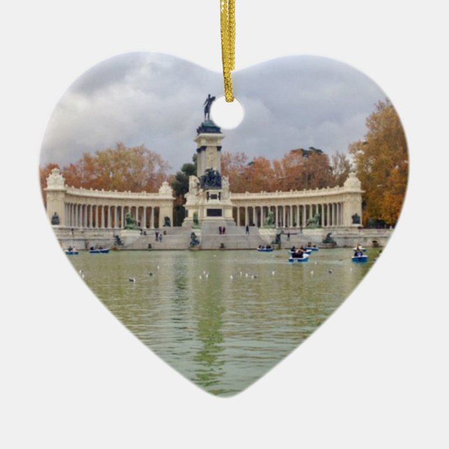 Adorno De Cerámica Parque del Retiro, Madrid, España (Frente)