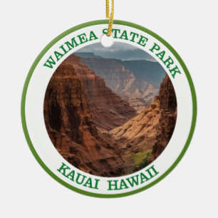 Adorno De Cerámica Parque Estatal Waimea Canyon, Hawaii