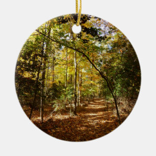 Adorno De Cerámica Parque Greenbelt en otoño I paisaje de Maryland