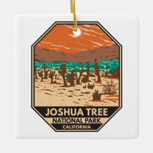 Adorno De Cerámica Parque nacional árbol Joshua Turquía cierra dunas 