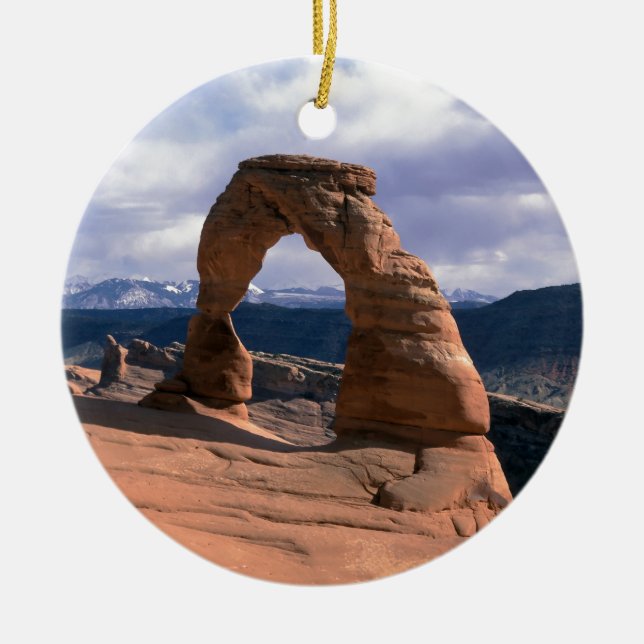 Adorno De Cerámica Parque Nacional Arches, Utah (Frente)