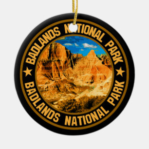 Adorno De Cerámica Parque nacional Badlands