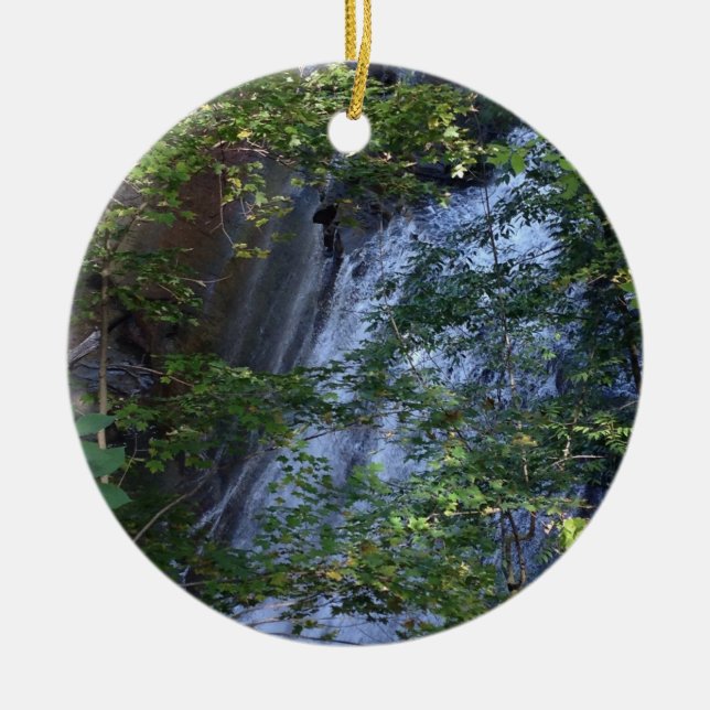Adorno De Cerámica Parque nacional de Cuyahoga de la cascada (Frente)