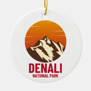 ADORNO DE CERÁMICA PARQUE NACIONAL DE DENALI
