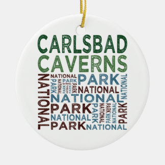 Adorno De Cerámica Parque nacional de las Cavernas de Carlsbad