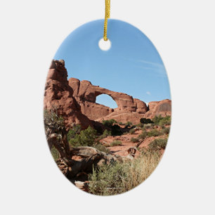 Adorno De Cerámica Parque nacional de los arcos, cerca de Moab, Utah,