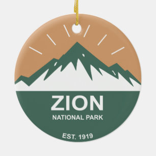 Adorno De Cerámica Parque nacional de Zion