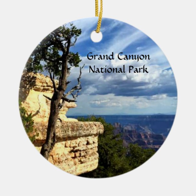 Adorno De Cerámica Parque nacional del Gran Cañón (Frente)