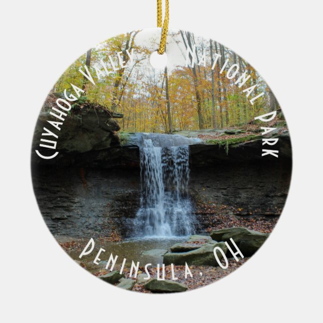 Adorno De Cerámica Parque nacional del Valle de Cuyahoga (Frente)