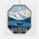 Adorno De Cerámica Parque nacional Glacier Bay Alaska Orca Art Vintag (Reverso)