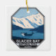 Adorno De Cerámica Parque nacional Glacier Bay Alaska Orca Art Vintag (Anverso)