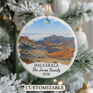 Adorno De Cerámica Parque Nacional Haleakalā Personalizado Hawaii Cus