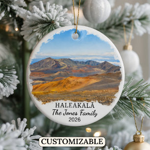 Adorno De Cerámica Parque Nacional Haleakalā Personalizado Hawaii Cus