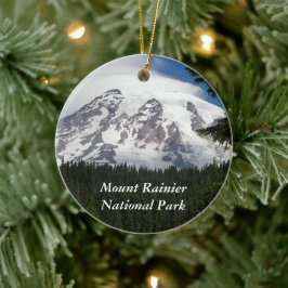 Adorno De Cerámica Parque nacional Monte Rainier