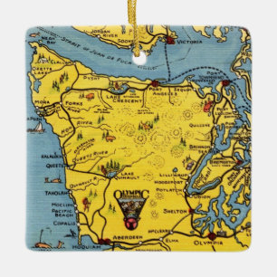 Adorno De Cerámica Parque Nacional Olympic