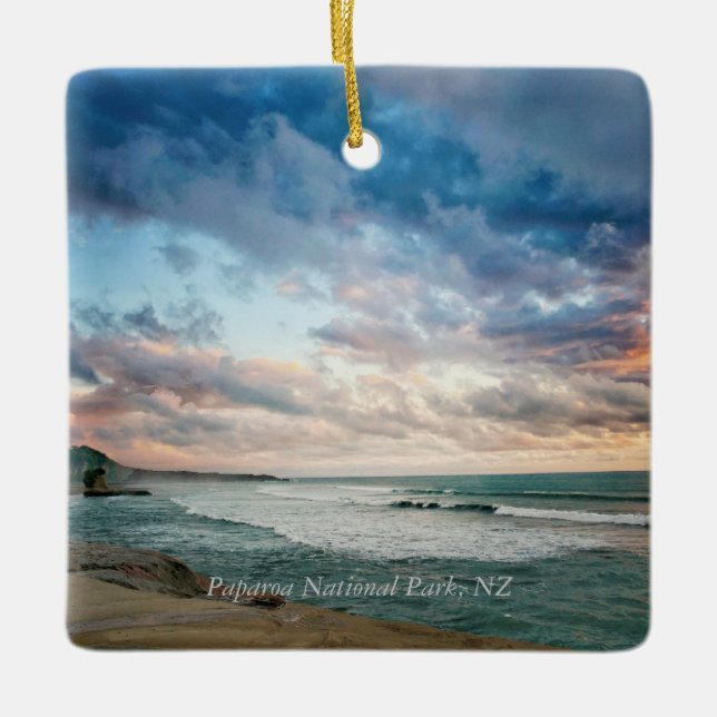 Adorno De Cerámica Parque nacional Paparoa (Anverso)