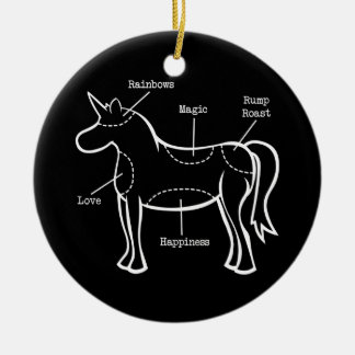 Adorno De Cerámica Partes de unicornio